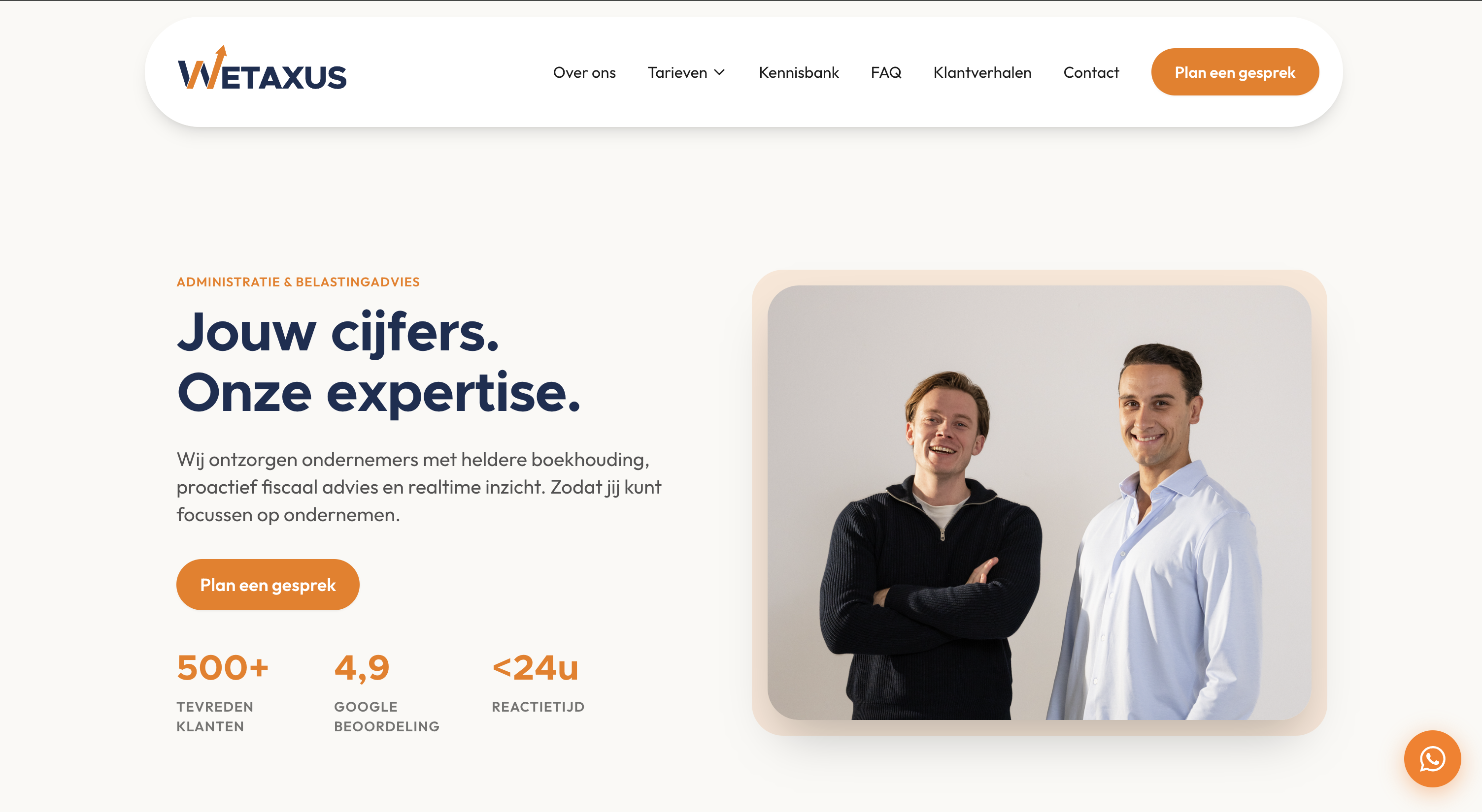 Wetaxus website
